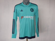 Camiseta deportiva de portero Adidas del Chelsea FC 2015 - 2016 talla S manga larga segunda mano  Embacar hacia Mexico