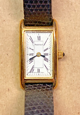Usado, Relógio de pulso feminino de quartzo folheado a ouro Portfolio Tiffany & Co. comprar usado  Enviando para Brazil
