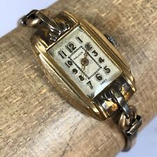 Reloj Walker Damas Art Deco 10 K Laminado Placa de Oro, usado segunda mano  Embacar hacia Argentina
