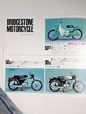 Bridgestone motorcycle brochur for sale  CHELTENHAM