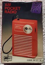 Radio de bolsillo AM de estado sólido vintage Kmart de estado sólido probada funciona con caja, usado segunda mano  Embacar hacia Argentina