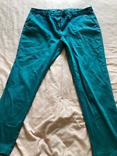 Teal cotton stretch for sale  LIVERPOOL