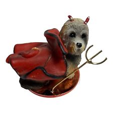 Used, Dandie Dinmont Table Ornament Devil Figurine Hand Painted for sale  Shipping to South Africa