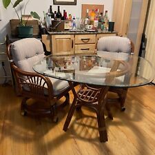 dinette set glass top for sale  Edgewater