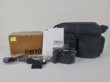 Câmera Digital Nikon D610 24.2 MP Full Frame SLR - Preta (Somente o Corpo) Caixa Manual comprar usado  Enviando para Brazil