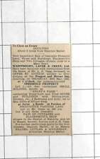 1940 smallholding knapps for sale  UK