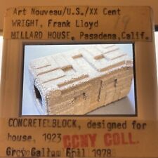 Frank Lloyd Wright “Millard House Concrete Block” arquitetura 35mm arte corrediça comprar usado  Enviando para Brazil