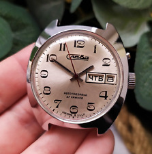 Relógio de pulso masculino mecânico vintage automático Slava URSS comprar usado  Enviando para Brazil