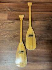 Used, 2 Feather Brand 29 1/2” Canoe Oar Caviness Woodworking Calhoun City, Miss USA for sale  Shipping to South Africa