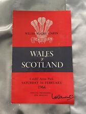 1964 wales scotland usato  Spedire a Italy