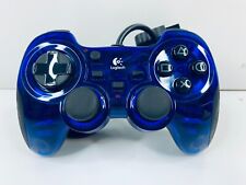 Controle Logitech PS1 PS2 PlayStation azul Dual-Shock 2 - postagem rápida comprar usado  Enviando para Brazil