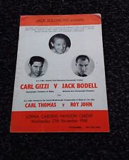 Boxing programme carl for sale  Ireland