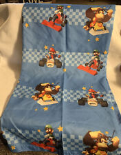 Juego de cortinas vintage de Nintendo Mario Kart DS con cenefa 1 almohada para videojuego segunda mano  Embacar hacia Argentina