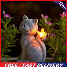 Cat figurine solar for sale  Shipping to Ireland