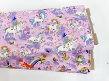 Unicorn fabric magic for sale  COLCHESTER