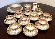 Vintage Roslyn Bone China Made In England Tea Set & Plates (36 Pieces) for sale  Shipping to South Africa