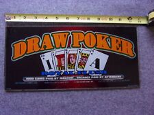 draw poker machine for sale  Bradenton