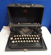 1920s Antique Underwood Standard Portable Typewriter Vintage with case, used for sale  Shipping to South Africa