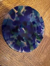 Random Natural Blue Agate Round Coffee Table Top Handmade Plate for sale  Shipping to South Africa