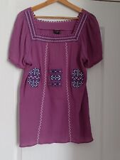 Miladys purple embroidered for sale  Shipping to Ireland