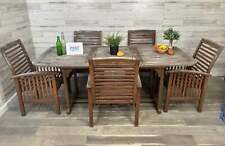 Teak outdoor dining for sale  Canby