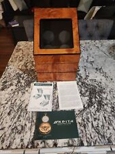 Orbita 4 watch winder  Pre-owned   lacquered Burl Wood for sale  Shipping to South Africa