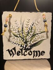 Welcome rustic beaded for sale  Haverhill