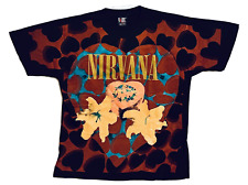 Camiseta caixa em forma de coração Nirvana reimpressão vintage 1993 etiqueta gigante GG não usada JAPÃO, usado comprar usado  Enviando para Brazil