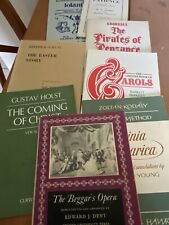 Vintage music scores. for sale  STOKE-ON-TRENT