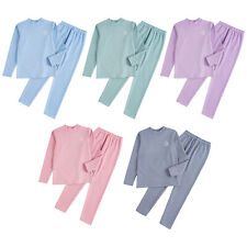 Conjunto de calças térmicas de lã infantil meninos meninas pijama esporte inverno comprar usado  Enviando para Brazil