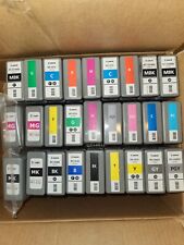 OEM + Refill Cartridges for Canon PFI-102 Ink  iPF600 iPF605 (27 Cartridge Lot) for sale  Shipping to South Africa