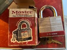 Vintage master lock for sale  Windsor