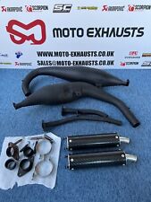 Suzuki RGV 250M Full Exhaust System with Swarbrick Silencers End Cans, used for sale  Shipping to South Africa