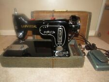 UNIVERSAL / Sanshin Zig-Zag Sewing Machine Deluxe Made In Japan circa 1940-50s!! for sale  Shipping to Canada