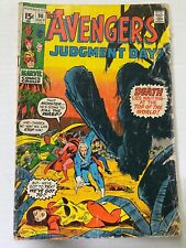 ¡VENGADORES #90 DÍA DEL JUICIO! Cómics de Marvel Sentry App 1971 15¢ segunda mano  Embacar hacia Argentina