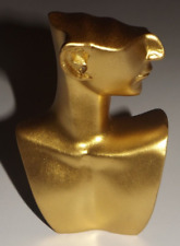 NUEVO busto dorado exhibición de joyas, usado segunda mano  Embacar hacia Argentina