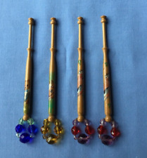 Painted lace bobbins for sale  REDDITCH