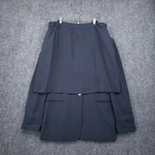 Conjunto de terno Jones New York feminino 16 preto peito único blazer mini-saia EUA comprar usado  Enviando para Brazil