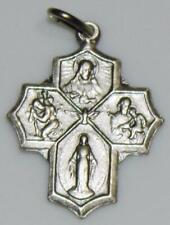 Usado, Hermosa Cruz Panel de Plata Santa Medalla Milagrosa San José Cristóbal Dios de Praga segunda mano  Embacar hacia Argentina
