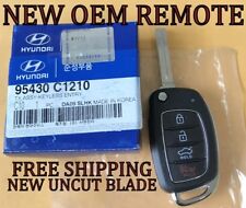 NOVO OEM 2017-2020 HYUNDAI SONATA FLIP KEY CONTROLE REMOTO FOB TQ8-RKE-4F25 95430-C1210 comprar usado  Enviando para Brazil