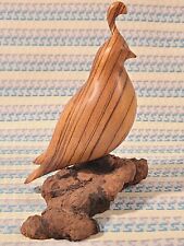 Carved wooden partridge for sale  Shipping to Ireland