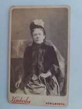 Cdv lady fashion for sale  LEICESTER