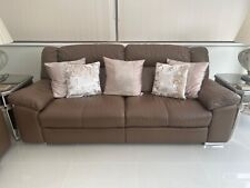 Dfs brown leather for sale  ILFORD