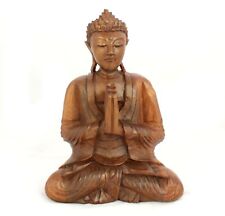 Wooden buddha statue for sale  SPILSBY