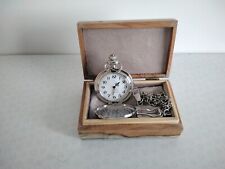 Silver pocket watch for sale  MANSFIELD