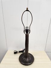 Vintage Table Lamp Base Art Nouveau Tiffany Style No Shade Tree trunk for sale  Shipping to South Africa