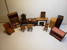 Gran lote de muebles de madera para casa de muñecas - Shackman, B.S. Co., Fantástico Merch  segunda mano  Embacar hacia Argentina