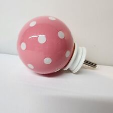 Pink white poka for sale  Shipping to Ireland