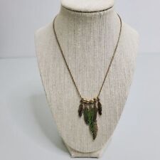 Feather charm necklace for sale  Des Moines