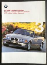 Folheto de vendas BMW 3 SERIES CONVERSÍVEL 318i 323i 328i M3 Evo 1998 #811030121, usado comprar usado  Enviando para Brazil